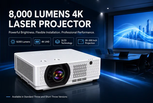 Projecteur laser 4K 8 000 lumens 3LCD <span class=keywords><strong>Ultra</strong></span> <span class=keywords><strong>HD</strong></span> haute luminosité pour grandes salles de conférence, musées et expositions - Product Image 2
