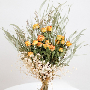 Ramo de Flores Secas de Girasol, Plantas Coloridas para Manualidades, Arte, Decoración de Bodas y Hogar - Product Image 1