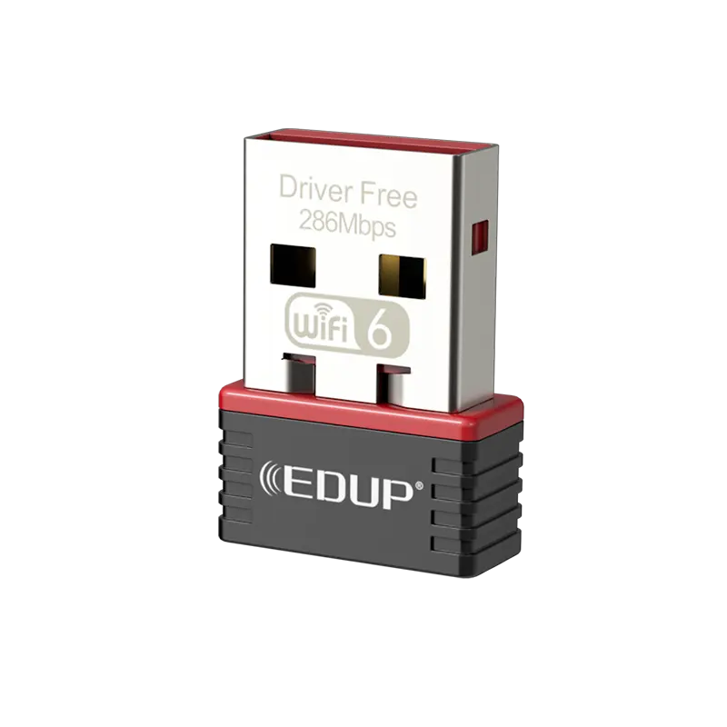 Adaptador Wifi de alta velocidad EDUP AX300 para PC USB2.0 Wifi Dongle 300Mbps Netwok Card con Chipset AIC8800