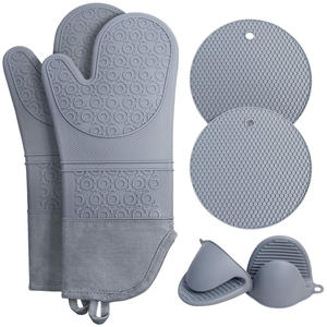 Gants de four en silicone <span class=keywords><strong>Konbo</strong></span> - Qualité alimentaire, résistants à la chaleur et compatibles lave-vaisselle - Product Image 1