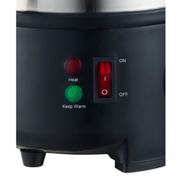 Bouilloire électrique multifonctionnelle pour cuisine commerciale de 20 L, chauffe-eau, température réglable, urne à eau chaude