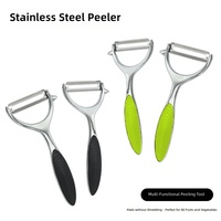Éplucheur manuel multifonctionnel en alliage de zinc pour pommes et melons, outil de cuisine doré, petit gadget de cuisine pour éplucher les pommes de terre, râper et trancher