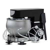 Robot de cuisine Shinechef, batteur sur socle planétaire, 5 L, acier inoxydable, 1000 W, design à tête inclinable, mélangeur électrique domestique OEM pour pâte/gâteau