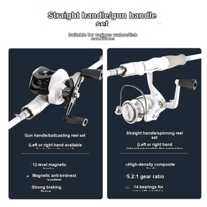 Ensemble de cannes à pêche <span class=keywords><strong>Shimano</strong></span> pour débutants, kit complet de pêche en mer, cannes à lancer longues portées, cannes à lancer spinning - Product Image 3