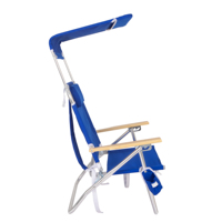 Chaise de plage pliable légère et moderne en aluminium pour l'extérieur, idéale pour le parc
