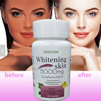 WELLBODY Capsule blanchissante de la peau au L-Glutathione de qualité supérieure OEM/ODM Marque privée Complément alimentaire pour la beauté de la peau Sans danger pour