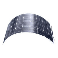 Haute efficacité bateau RV caravane Semi-Flexible 100w ETFE panneau d'énergie solaire chine bonne qualité