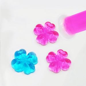 Gel nettoyant WC désodorisant parfumé aux fleurs, nettoyant naturel pour cuvettes de toilettes en seringue - Product Image 6