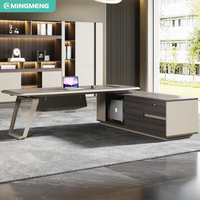 Table de bureau modulaire en bois de design moderne haut de gamme, mobilier de bureau, table de travail en cubicle, poste de travail pour manager, bureau pour le personnel