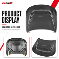 Capot en fibre de carbone sèche style AE pour BMW M2 G87 Série 2 G42 M240i 230i Coupé 2022+