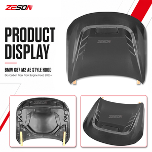 Capot en fibre de carbone sèche style AE pour BMW M2 G87 Série 2 G42 M240i 230i Coupé <span class=keywords><strong>2022</strong></span>+ - Product Image 3