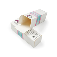 Boîte de papier distributeur imprimé LOGO personnalisé écologique boîtes de matériaux recyclés pour l'emballage des sachets de thé
