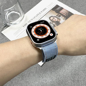 Bracelet en nylon tissé ShanHai Sport pour Apple Watch Ultra Band 49mm 45mm 42mm <span class=keywords><strong>44</strong></span> <span class=keywords><strong>mm</strong></span> Bracelet <span class=keywords><strong>IWatch</strong></span> Series 10 9 7 6 5 4 8 <span class=keywords><strong>Se</strong></span> Bandes - Product Image 2