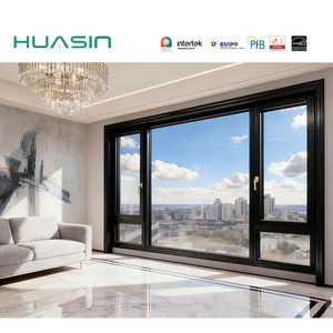 Huasin, Proveedor de <span class=keywords><strong>Ventanas</strong></span> de Madera Revestidas de Aluminio con Núcleo Sólido de Palisandro, Estándar Estadounidense 2026, Personalizadas - Product Image 6