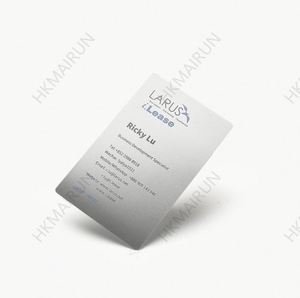 บัตรธุรกิจโลหะหรูหรา สแตนเลสคุณภาพสูง ปรับแต่งโลโก้ได้ พร้อมชิป NFC  ผิวสัมผัสแบบกระจกสีทอง  ขายดี - Product Image 2