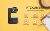 Kleine PTZ-Kamera mit DDP-Unterstützung, 4K 30fps USB 3.0 Kamera mit KI-Tracking für Broadcasting und Live-Streaming