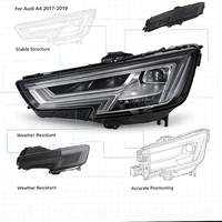 Phares LED pour Audi A4 2017-2019 OE 8W0941773 8W0941774 LED standard 8W0941783 8W0941784 LED matriciel