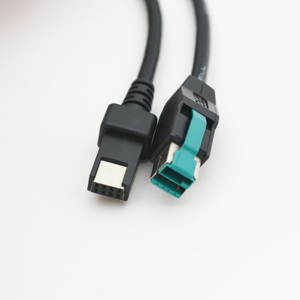 Automotive FAKRA <b>Cable</b> 12V Powered <b>USB</b> Male to 2*4PIN Scanner <b>Cable</b> <b>for</b> POS Terminal <b>Printer</b> - Product Image 1