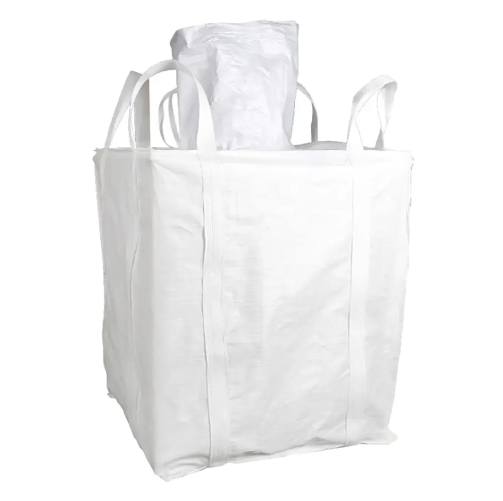 High quality big sand bag 1000kg 1500kg PP woven super sack big bulk bag jumbo bag FIBC for sand