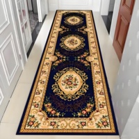 Tapis imprimé en 3D de luxe léger de style européen tapis de couloir d'hôtel tapis complet impression 3D tapis de sol commercial mur à mur