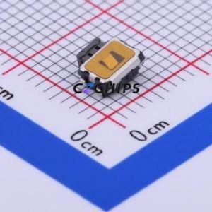 TS-1186U-C-A Tactile Switch SMD Switch Single Pole Single Throw Rectangle Button 2.6N Horizontal Mount - Product Image 1