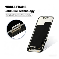 Écran OLED souple pour iPhone X XS Max 11 12 13 14 15 Pro Max Series – Remplacement d'écran de qualité originale avec numériseur tactile