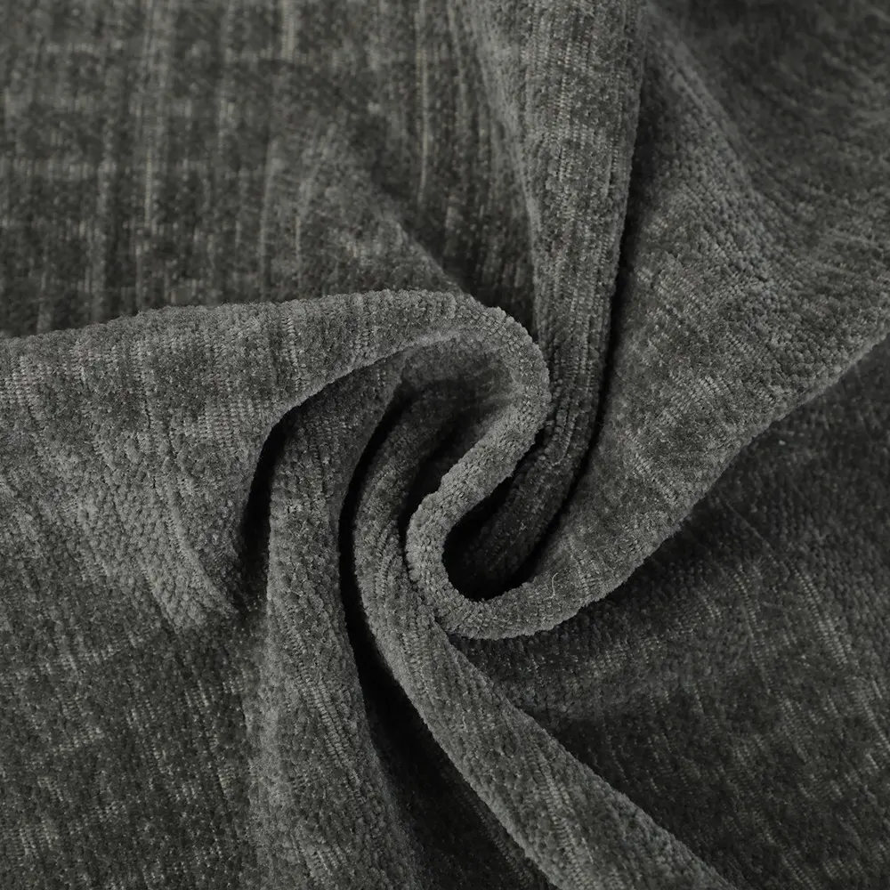 100% poliéster Jacquard Chenille tela textil para el hogar Material Premium para reemplazos de sofá