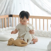 Gros Ins Style Lapin Ours Animaux En Peluche À La Main Kawaii En Peluche Poupées Mignon Bébé En Peluche Jouets 30cm Unisexe PP Coton