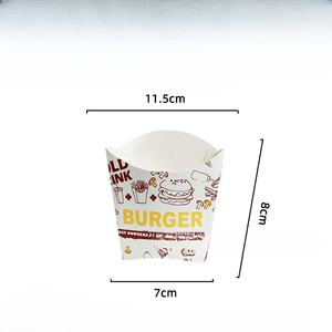 Fournisseur d'or de nourriture Frites <span class=keywords><strong>Poulet</strong></span> Emballage de boîte de papier kraft jetable - Product Image 6