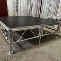 Plateforme de Scène Mobile et Portable en Aluminium pour Événements, Mariages, Concerts, DJ – Dimensions : 1x1m, 2x2m, 1,2x1,2m, 1,2x2,4m