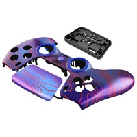 EXtremeRate Luna Coque de remplacement avant repensée avec nouveau design pour manette PS5, faceplate personnalisée avec protection du pavé tactile