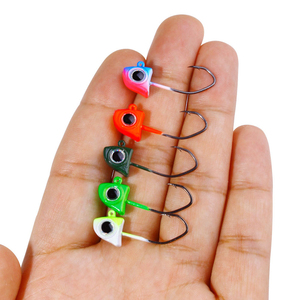 Têtes de jig pour la pêche au crapet, yeux 3D, hameçons de pêche 1/8oz 1/16oz 1/32oz pour la pêche au crapet, la pêche au black bass, la pêche à la truite, matériel de pêche - Product Image 2