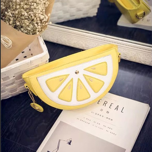 Personality <strong>Fun</strong> Fruit Shape Mini Shoulder Skew Chain <strong>Bag</strong> Mobile Phone Ladies <strong>Bag</strong> New Fashion Cartoon Waterproof PU <strong>Bag</strong> - Product Image 5