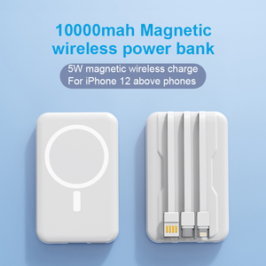แบตเตอรี่สำรองแม่เหล็กไร้สาย 10000mAh ชาร์จเร็ว พกพาสะดวก สายชาร์จในตัว พร้อมหน้าจอแสดงผลดิจิตอล - Product Image 2