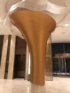 Columna Romana Decorativa GRG Personalizada con Capitel para Vestíbulo de Hotel de Lujo, Villa o Exteriores - Product Image 3