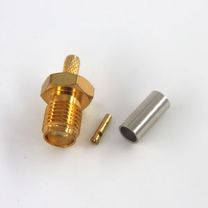 Conector Coaxial RF Hembra SMA para <span class=keywords><strong>Cable</strong></span> RG316 RG188 RG174, DC-12.4GHz, para Pruebas y Mediciones - Product Image 3