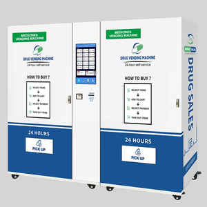 310 Channels Extra Large Capacity <b>Wifi</b> Medicine Vending Machines 21.5" Dual Touch Screen 24/7 Self Service Smart Pharmacy Kiosk - Product Image 1