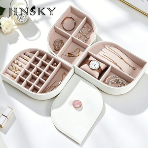 Light Luxury Necklace Jewelry Box – Desktop Storage <b>Case</b> for <b>Earrings</b>, Bracelet & Pendant, Gift Box Organizer - Product Image 2