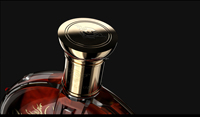 Bouteille en verre transparente ronde vide pour spiritueux (tequila, brandy, vodka, whisky) – Contenant unique pour fabricants – 700 ml, 750 ml, 1000 ml