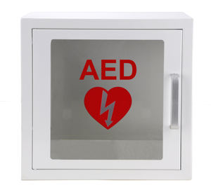 Desfibrilador Alarmado Montado en la pared AED Gabinete de almacenamiento Caja de plástico Caja de primeros auxilios - Product Image 4