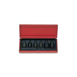 USAG - U02332560 Jeu de douilles dans une boîte en tôle d'acier (6 pièces) -EAN 8010239142541 IMPACT SOCKETS ET ACCESSOIRES - Product Image 1