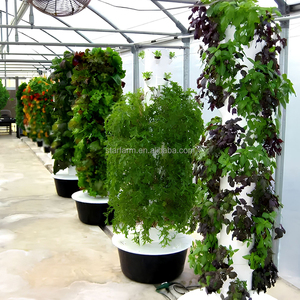 Venta de Fábrica: Sistema de Torre de Cultivo Vertical Aeropónico de 12 Niveles, 6P, 72 Orificios de Plantación, Tanque de Agua de 60L, Sistema Hidropónico Vertical - Product Image 3