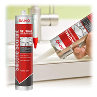 SANVO TB798 Sealant Silikon Netral 300ml Tahan Cuaca Daya Rekat Tinggi Konstruksi Penyegelan Jendela Pintu Grosir OEM