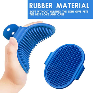 Pet <b>Cat</b> Dog Hair Bath Massage Shampoo Shower Brush with Adjustable <b>Ring</b> Handle for Grooming - Product Image 2