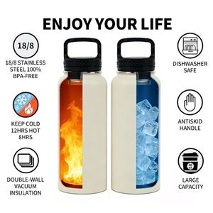 Fast Shipment Available Multi Capacity Double Wall Vacuum Insulated Stainless Steel <b>Drink</b> Bottle With Custom Printed Brand Logo - Product Image 2