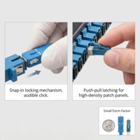 Precio de Fábrica FTTH Componentes Ópticos Pasivos Fáciles de Instalar Cable de Fibra Óptica SM Conector Rápido SC