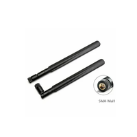 Antenne omnidirectionnelle caoutchoutée 3dBi 433MHz 868MHz 915MHz, connecteur SMA mâle pour télécommande RF et module capteur IoT