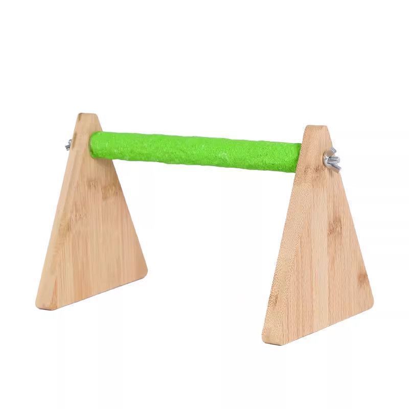 Support triangulaire avec coupelle à nourriture
