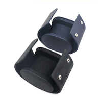 Étui de rangement pour montres en cuir PU personnalisé pour hommes et femmes, boîte de rangement de voyage rigide portable avec intérieur doux