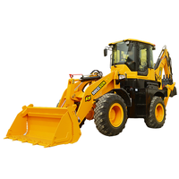 Excavator Retro Besar Mesin Diesel 4x4 CE Epa Baru, Traktor Pertanian, Excavator Backhoe, Mini Loader Backhoe